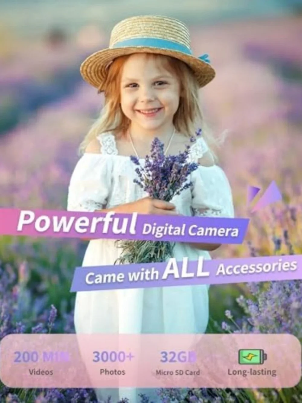 FHD 1080P Digital Camera for Kids & Teens | Easy Point & Shoot Starter Camera